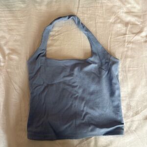 Abercrombie Blue Halter Crop Top